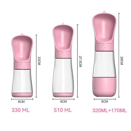 Garrafa de água portátil para Pet.