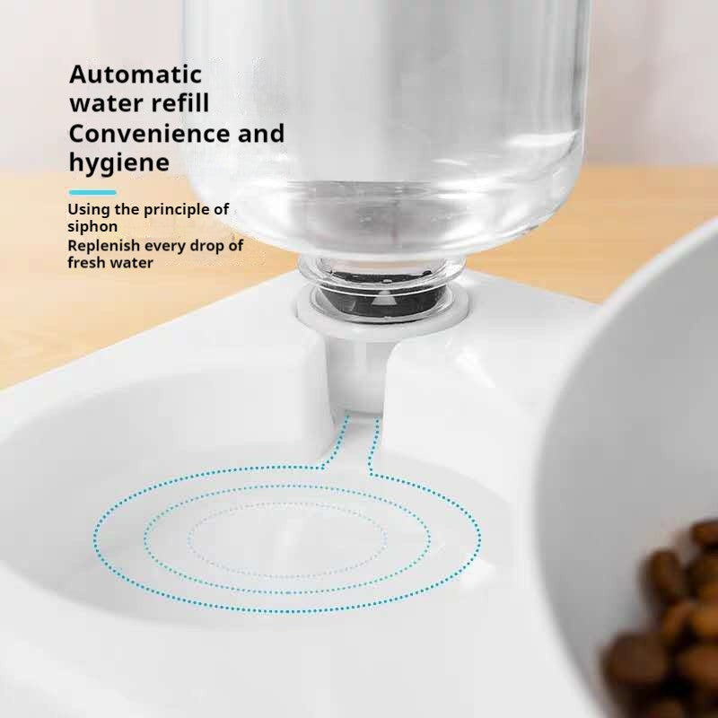 Comedouro duplo ergonômico.