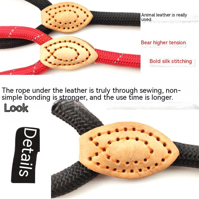 Coleira Ajustável de Nylon Premium.