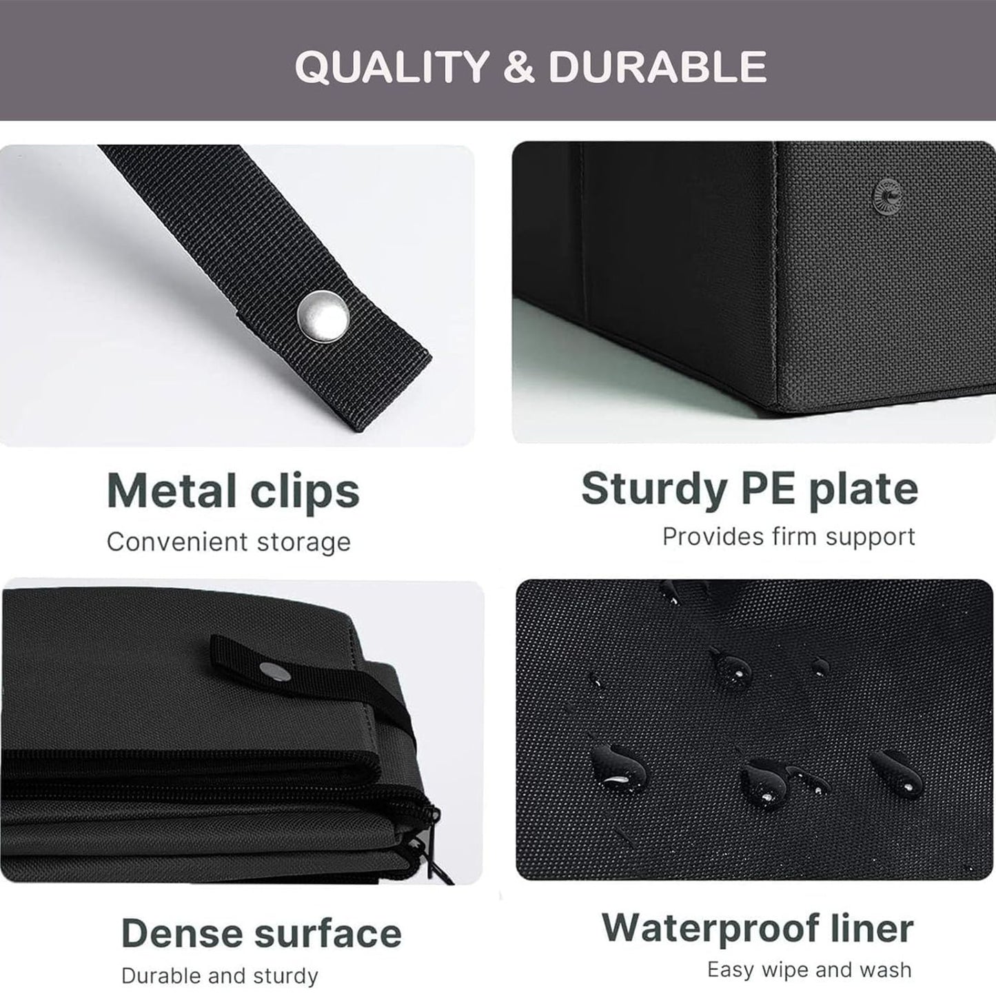 Caixa de areia dobrável.