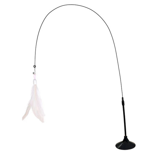 Brinquedo interativo com ventosa para prender.