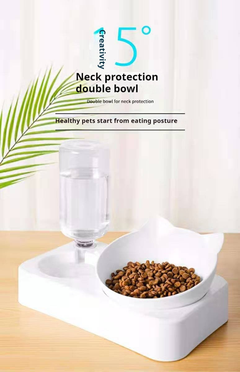 Comedouro duplo ergonômico.