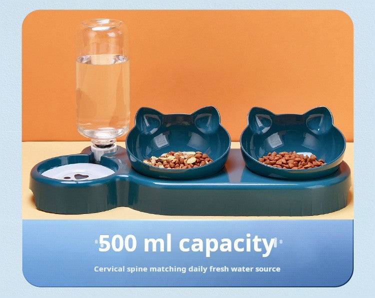 Comedouro tigela Deluxe, 3 em 1.