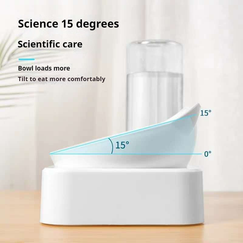 Comedouro duplo ergonômico.
