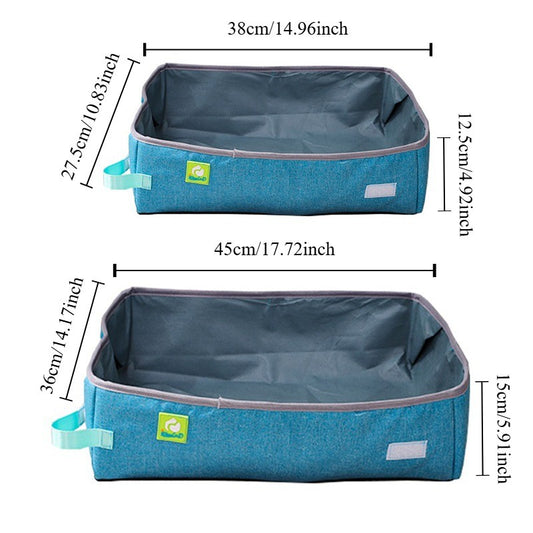 Caixa de areia semi fechada.