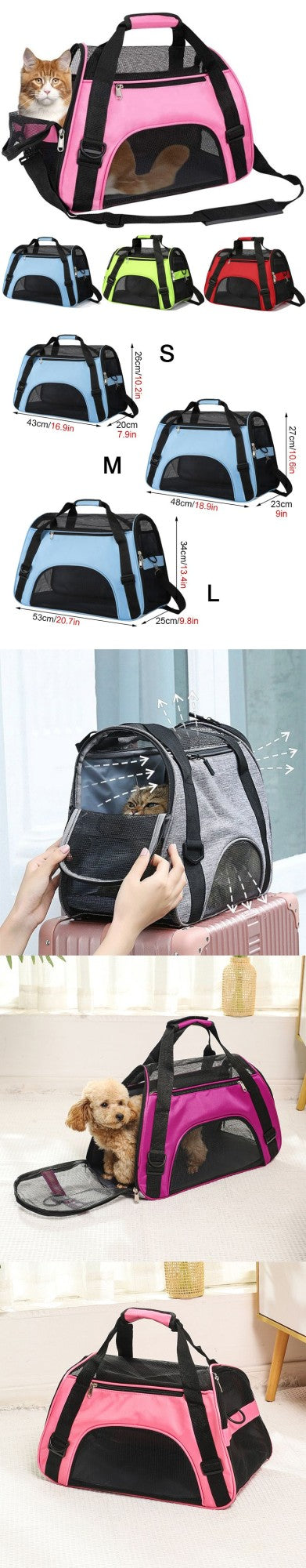 Bolsa de Transporte Portátil – Malha Respirável.