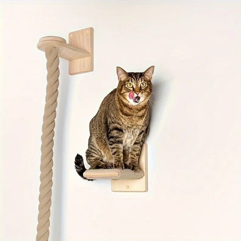 Corda de escalada para gatos.